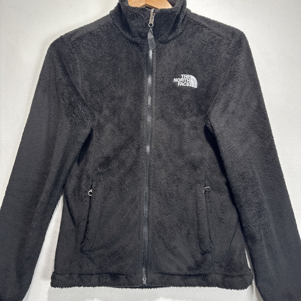The North Face‎ Full Zip Sherpa Jacket Womens XS Black Osito Fleece